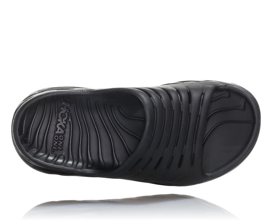 Hoka Australia One One ORA Recovery - Mens Slide Black - AOWTJ-1072